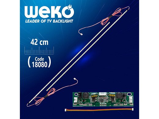 Диодни ленти универсални 2 бр. 420mm UNIVERSAL led48 +Driver