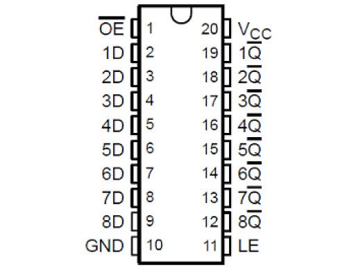Интегрална схема M74HCT563B1 DIP-20