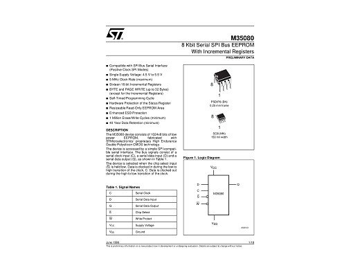 Интегрална схема M95080 SO-8