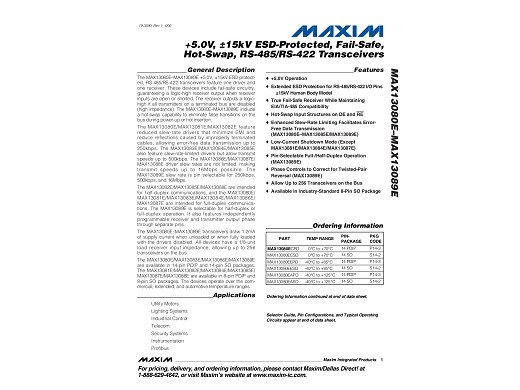 Интегрална схема MAX13085ECPA DIP-8