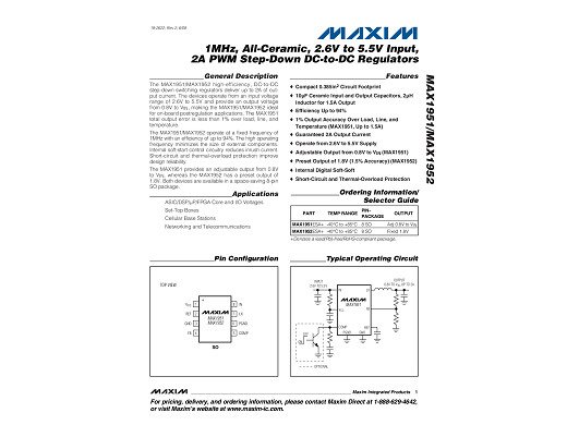 Интегрална схема MAX1951ESA SO-8