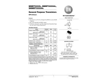 MMBT2222A SOT-23 SMD