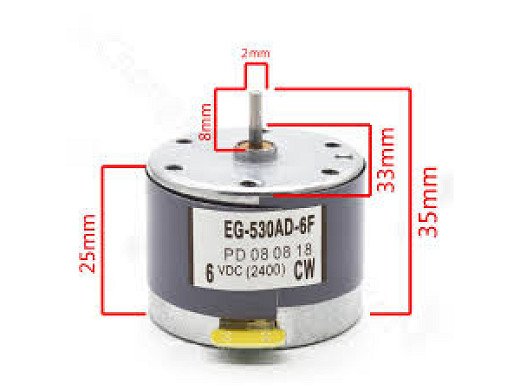 Мотор 6V Left EG-530AD-6F