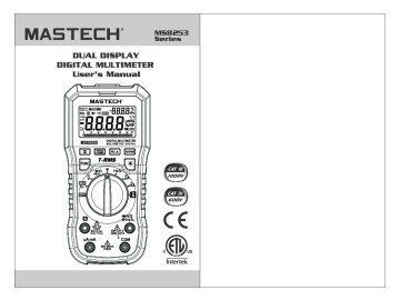 Цифров мултиметър MS8253D