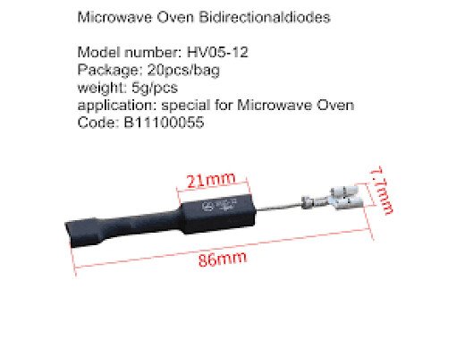 Диод  DIODE HV05-12 LONG RING-6.35mm