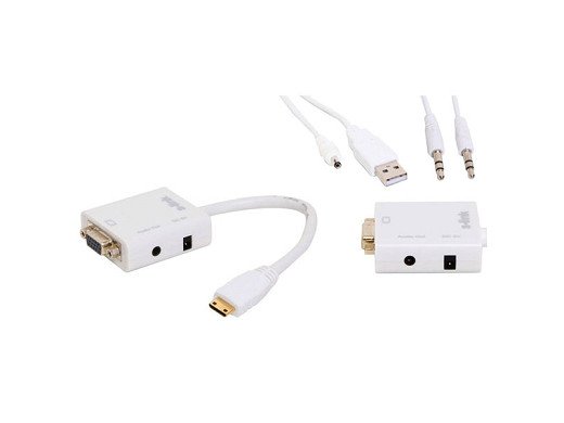 КОНВЕРТОР Mini HDMI To VGA+Audio SL-MHVS15
