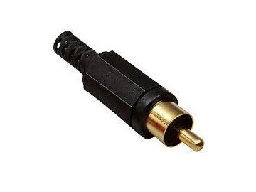 NH-405 RCA MALE BLACK/RED