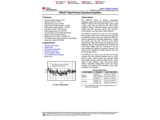 Интегрална схема 2XOPA277PAG4 DIP-8