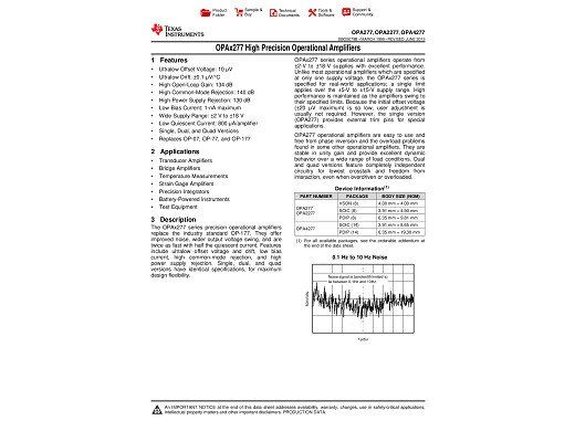 Интегрална схема OPA277PA DIP-8