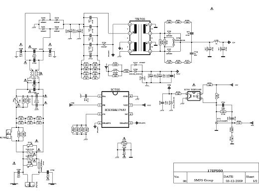 Платка PWR SUPPLY BOARD 17IPS60-3 24" 20515372