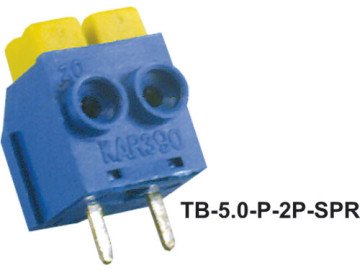 Pcb клема  с 2 пина TB-5.0-P-2P-SPR