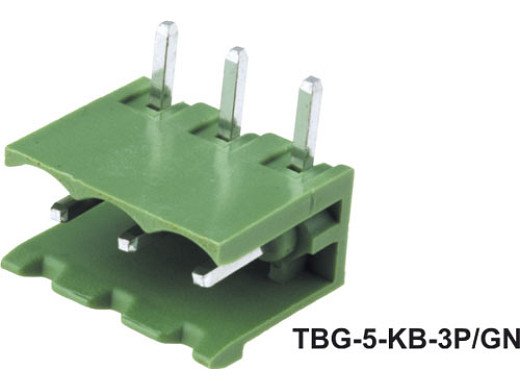 Pcb клема  с 2 пина TBG-5-KB-2P/GN