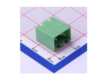 Pcb клема  с 2 пина TBG-5-PW-2P-GN