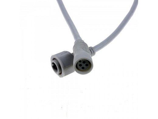 Waterproof 4 Pins 0.5mm Female + Male Connector Cable