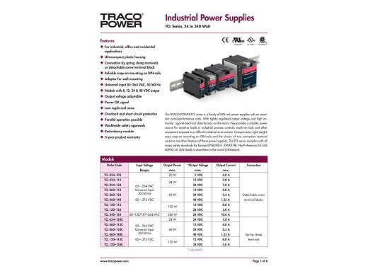 Захранване-Power supply TCL060-148