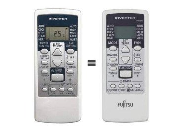 Дистанционно управление за климатик Fujitsu General GSA35LKC-AR-RCE1C-AR-RCC2J