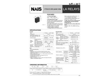 RELAY 24V 5A 6P Slim ALA2PF