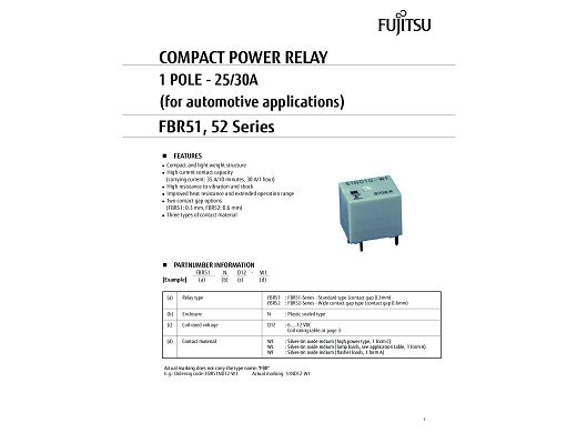Реле FBR51ND12-W1