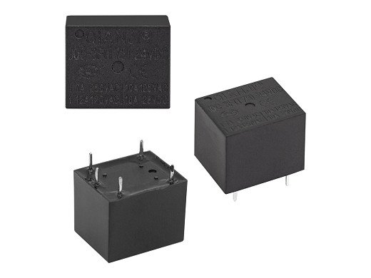 Електромагнитно реле 24 VDC 125 VAC / 10 A NO+NC JQC-3F(T73)