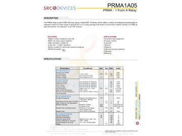 RELAY REED PRMA1A05  5V 1A