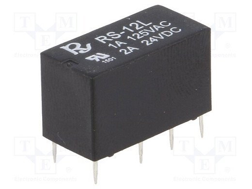 Реле 12V 1A 8P RS-12-L