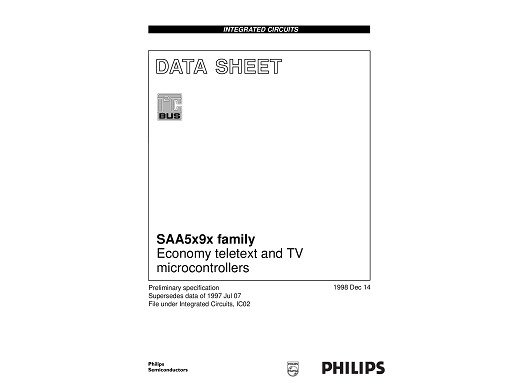 Интегрална схема  SAA5297PS/206