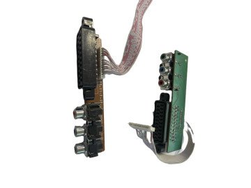 SCART 17 + PCB + CABLE 9 PINS + PLUG 10 PINS