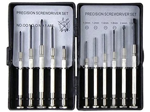 ОТВЕРТКИ КОМПЛЕКТ ЧАСОВНИКАРСКИ-11 БР ASS-1101SUPER