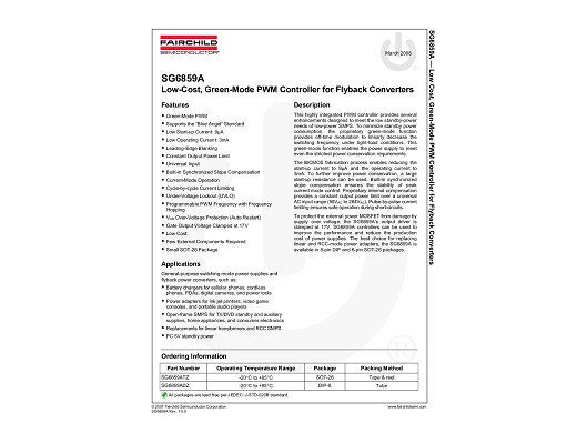 Интегрална схема SG6859ADZ  DIP-8