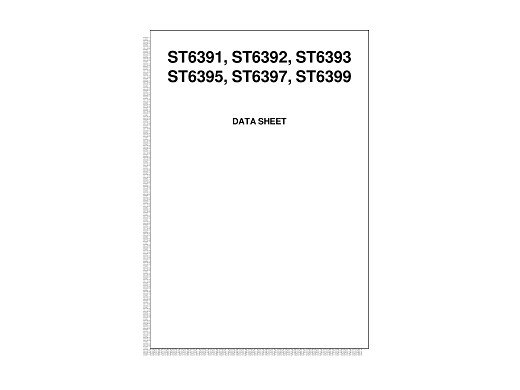 Интегрална схема  ST6391BB1/BHF