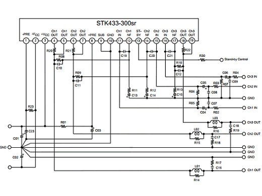 Интегрална схема STK433-300 Original