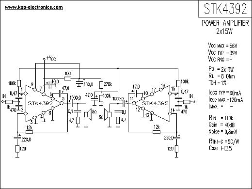 Интегрална схема  STK4392