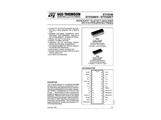 Интегрална схема STV5346-AA2