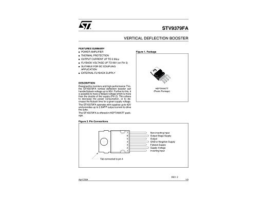 Интегрална схема STV9379FA     ORIGINAL