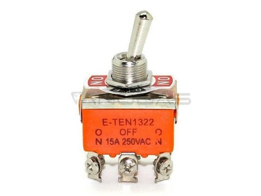 Ключ SWITCH CK KN3B-203A ON-OFF-(ON) 6pins E-TEN1322