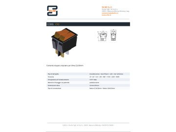 SWITCH KCD SLIM CR3 16A 250V I/II 4P