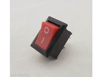SWITCH KCD101-1 RED 3P