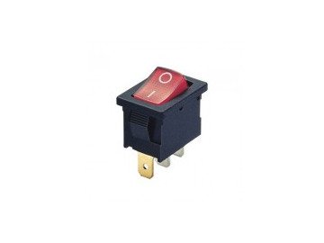 SWITCH ROCKER Illuminated L3P ON-OFF  GREEN