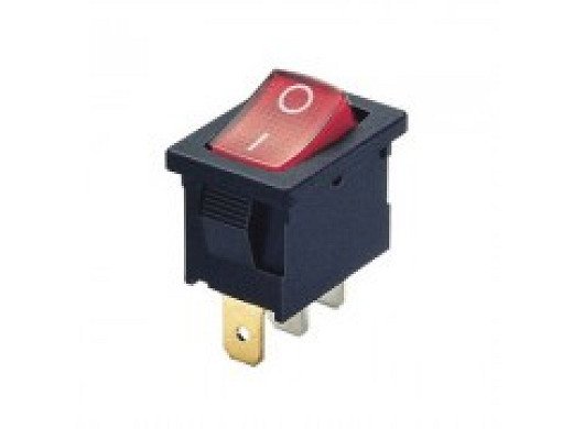 Ключ кобиличен светещ 19х13 мм, 3P ON-OFF, LED Зелен
