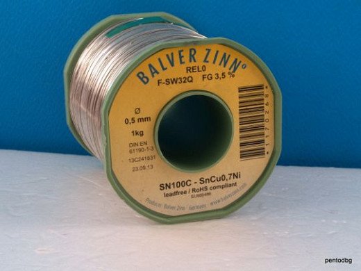 Тинол  Lead Free1/1mm  FSW32 FG 3.5% Lead free