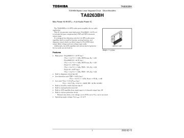 Интегрална схема  TA8263BH    ORIGINAL