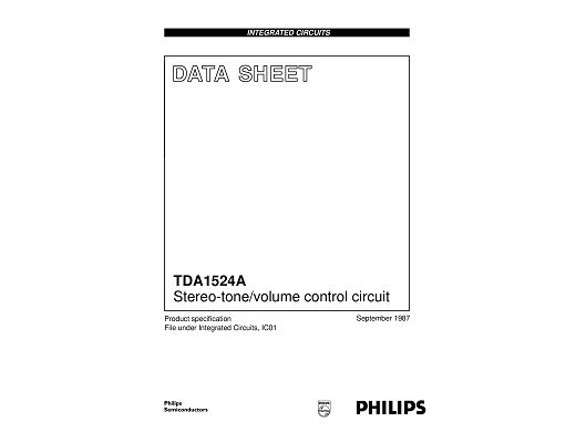 Интегрална схема  TDA1524A DIP-18