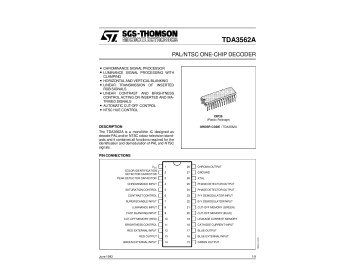 TDA3562 KP1021 DIP-28