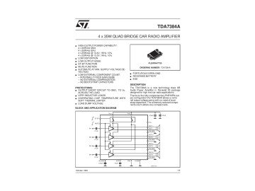 Интегрална схема  TDA7384