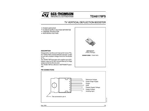 Интегрална схема  TDA8178FS