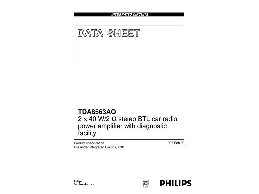 Интегрална схема  TDA8563AQ
