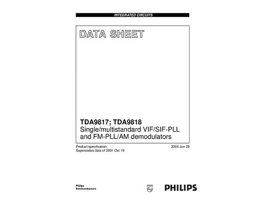 Интегрална схема TDA9817TS