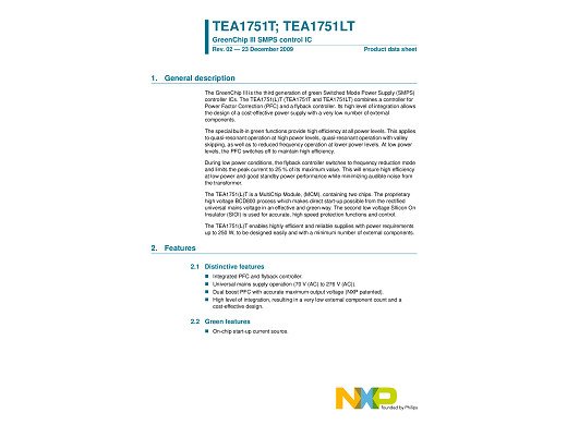 Интегрална схема TEA1751L SO-16