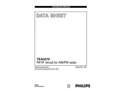 Интегрална схема  TEA5570