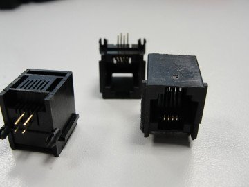 TEL.SOCKET 4pins 6P4C